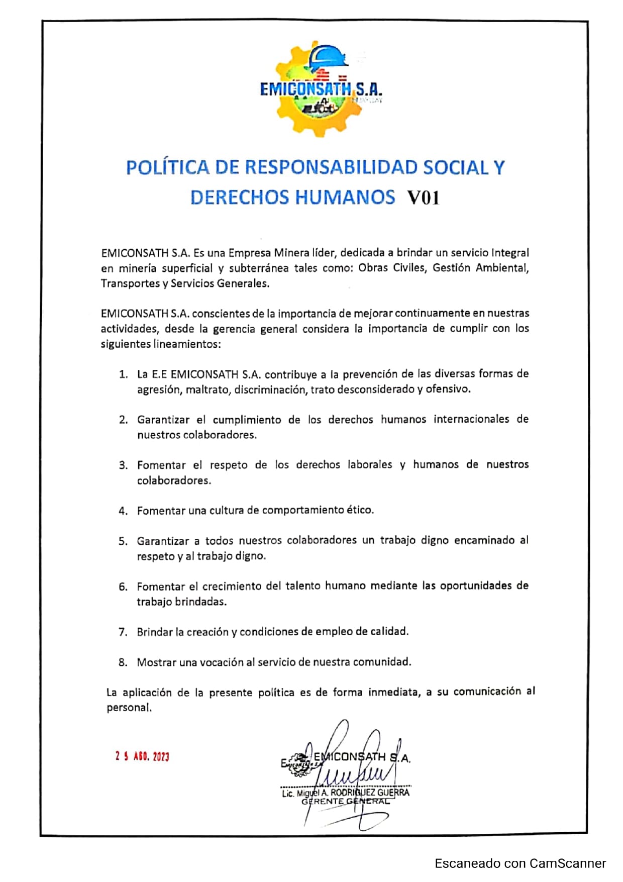 Política de Seguridad